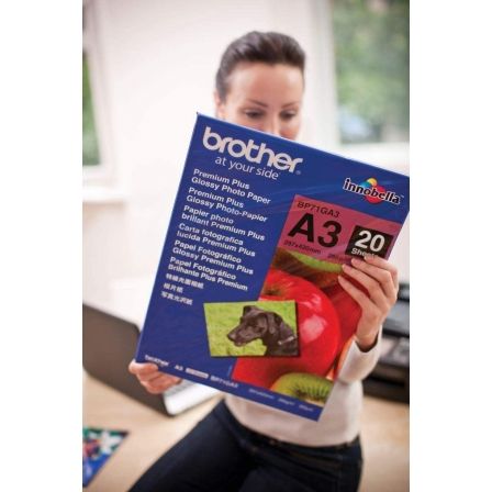 Brother Papel Fotográfico Premium Plus Glossy A3 260g/m² 20 Hojas